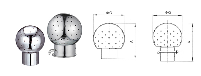 fixed cleaning ball